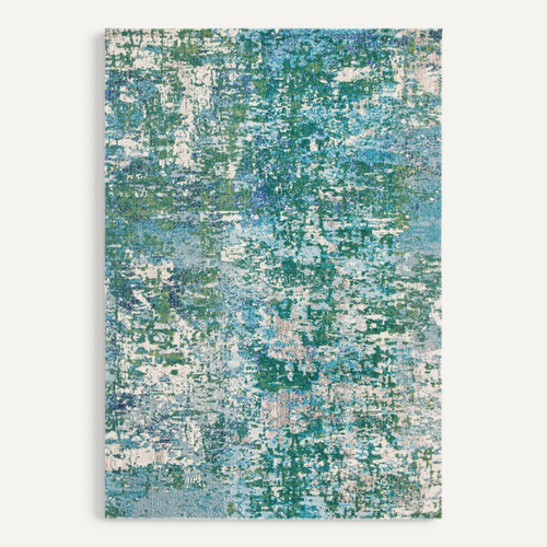 Tapis Madison 122 X 183 Cm De Transition Maris Vert / Turquoise