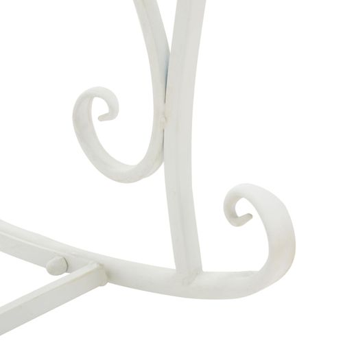 Fauteuil à Bascule Pour L'extérieur Lucero Blanc Le Fer 62 X 40 X 109