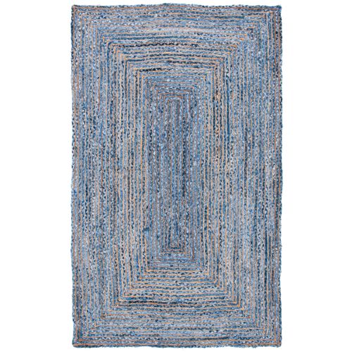 Tapis Cape Cod 152 X 244 Cm Cotier Xyla Bleu / Naturel