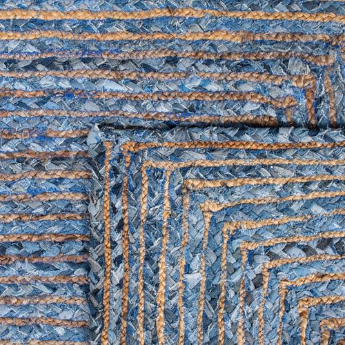 Tapis Cape Cod 152 X 244 Cm Cotier Xyla Bleu / Naturel