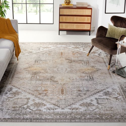 Tapis Tucson 244 X 305 Cm Traditionnel Kushim Beige / Grey