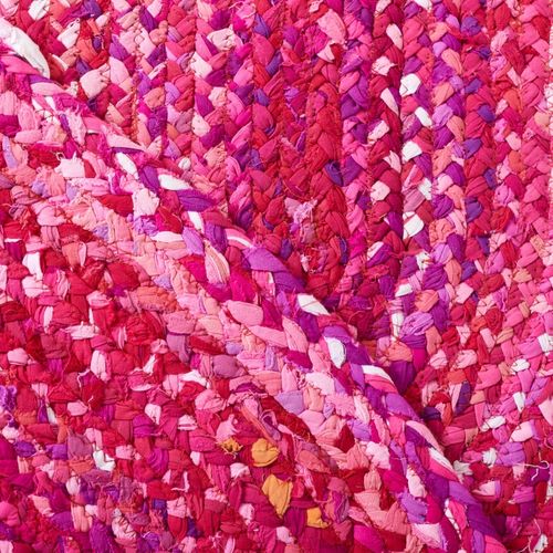 Tapis Braided 122 X 183 Cm Chalet De Campagne Priya Rose