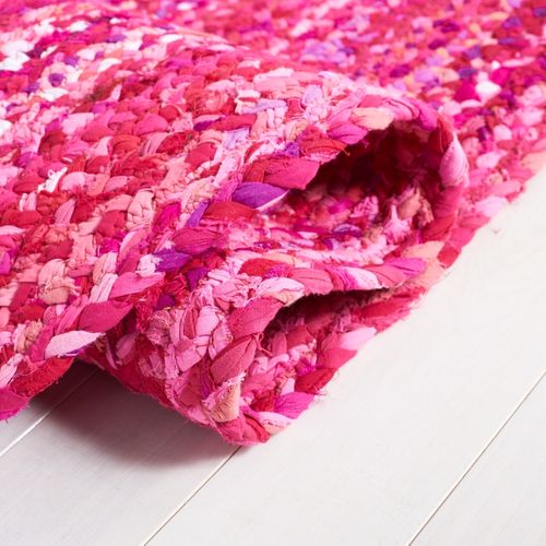 Tapis Braided 122 X 183 Cm Chalet De Campagne Priya Rose