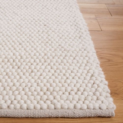 Tapis Natura 122 X 122 Cm Fibre Naturelle Hermione Blanc
