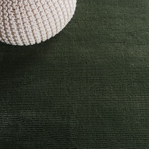 Safavieh Tapis Contemporain pour Salon, Salle à Manger, Chambre à Coucher - Revive Collection, Tapis à Poil Court, Vert, 200 x 200 cm