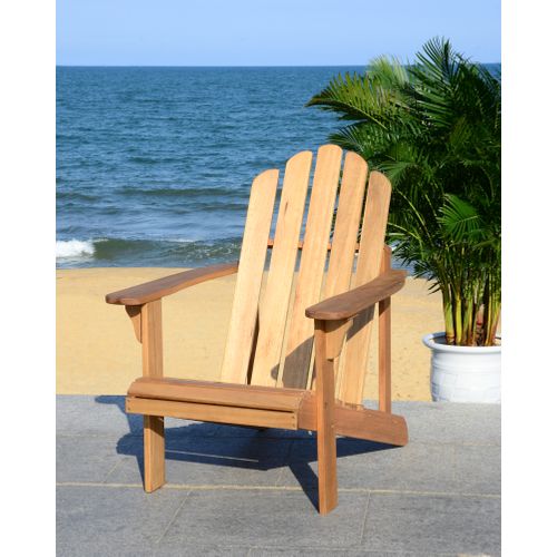Chaise Adirondack Gerlinda Neutre Bois D'eucalyptus 72 X 91 X 95 Cm