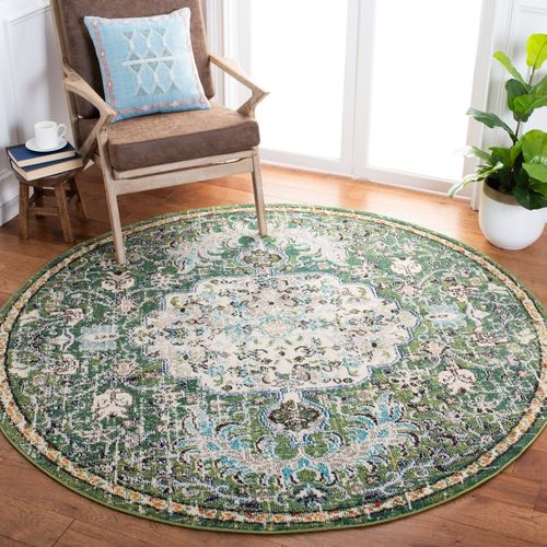 Tapis Madison 244 X 244 Cm De Transition Maia Vert