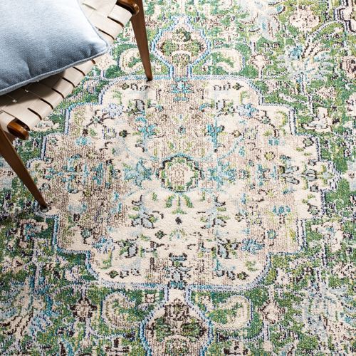 Tapis Madison 244 X 244 Cm De Transition Maia Vert