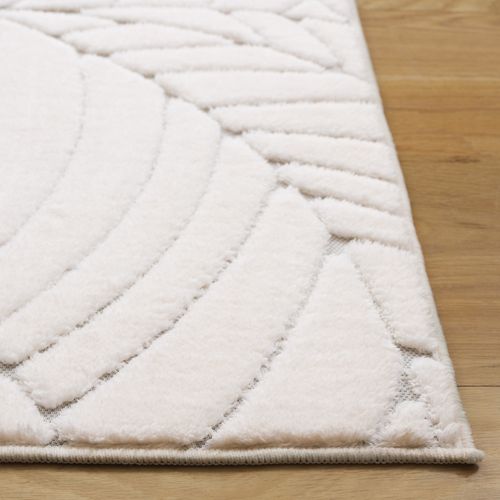 Tapis Versailles 152 X 244 Cm Geometrique Minna Ivoire