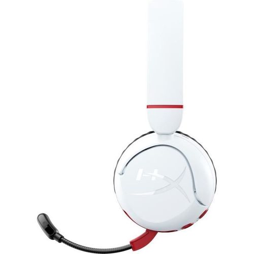 Casque Gamer Sans Fil - Hyperx Cloud Mini - Pour PC Et Console - Blanc