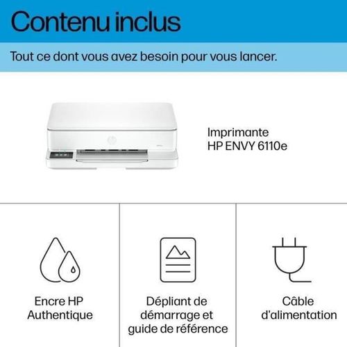 Imprimante Multifonction 6110e Jet D'encre - Wi‑fi, Recto‑verso, Écran 2,4"