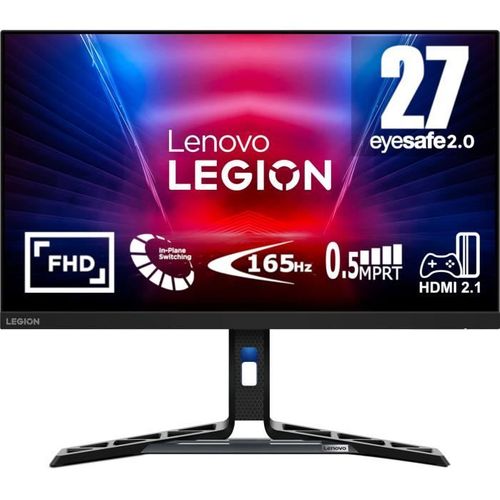 Ecran PC Gamer - Lenovo Legion R27i-30 - 27 Ips Fhd 180hz (od) - 0,5ms - HDMI 2.1