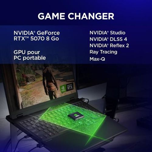 PC Portable Gamer Legion 5 15irx10 - Sans Windows - 15,3 165 Hz Ips - Core I7-13650hx - Rtx 5070 11
