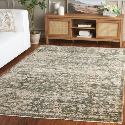 Tapis Hazel 235 X 305 Cm Traditionnel Lucian Vert / Beige