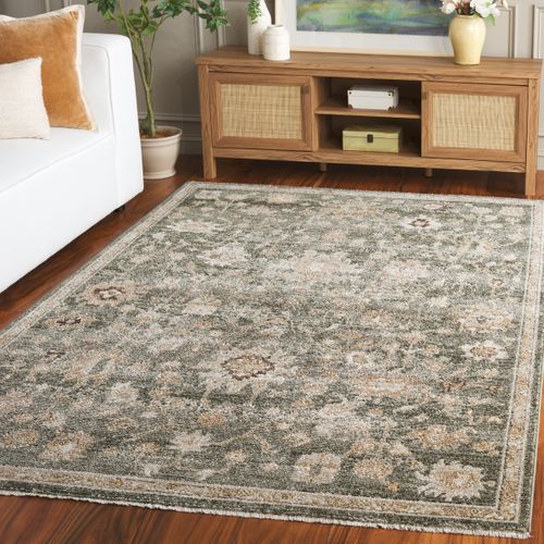 Tapis Hazel 235 X 305 Cm Traditionnel Lucian Vert / Beige