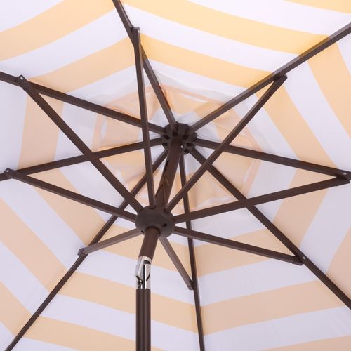 Parasol Thomas Jaune Métal Open: 256 X 256 X 251 Close: 15 X 15 X 251