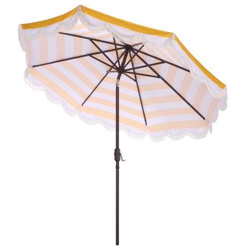 Parasol Thomas Jaune Métal Open: 256 X 256 X 251 Close: 15 X 15 X 251