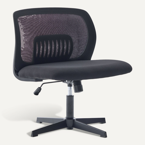 Fauteuil De Bureau Chaise Bureau Roulettes Réglable Hauteur Pivotante à 360°maille Respirante Noir