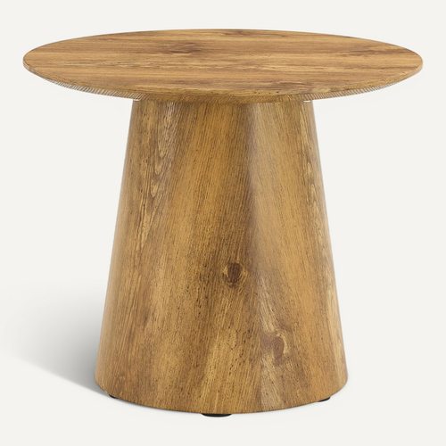 Table Basse Rond 50x50x48cm Meuble Salon Canapé Table D'appoint Petite Table Manger Vintage Bois