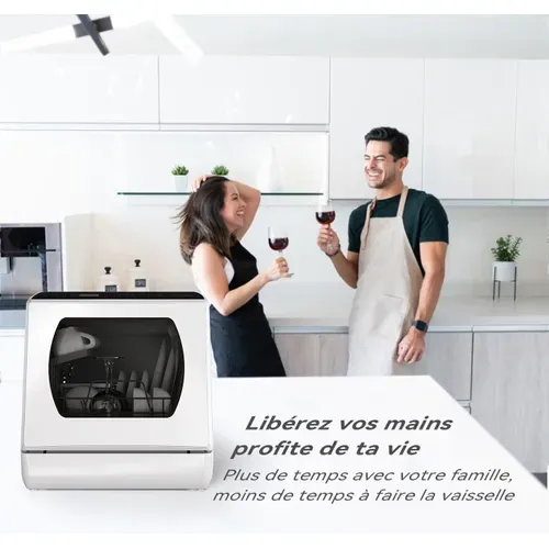Mini Lave-vaisselle 4 couverts, Avec Et Sans Raccordement à L'eau, Largeur 43 Cm