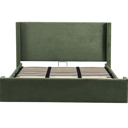Housse De Tête De Lit Matelassée YCBTREE – Velours Doux, Extensible, Lavable, Gris