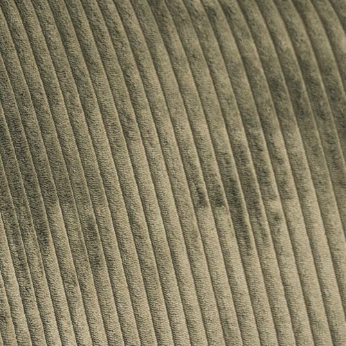 Fauteuil En Cannage Et Velours Côtelé Vert - Mani