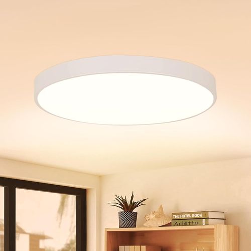 Plafonnier LED Blanc Chaud 12 W 3000K  Lampe De Salle De Bain Moderne Et Plate