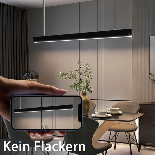 Suspension LED Pour Table à Manger, Intensité Variable, Moderne, Avec Télécommande