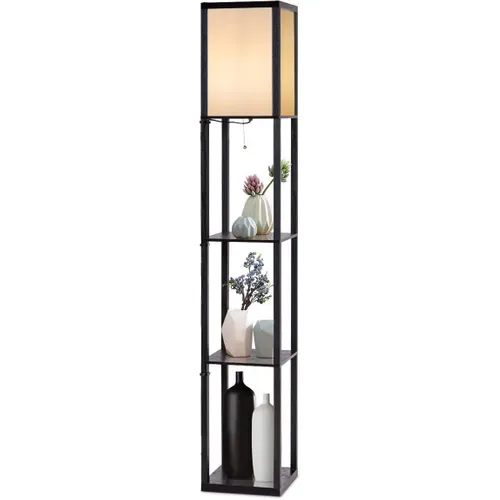 Lampadaire Sur Pied Salon/lampe Salon-160 Cm Avec 3 Etagère/lampe Etagère  220-240v,60w
