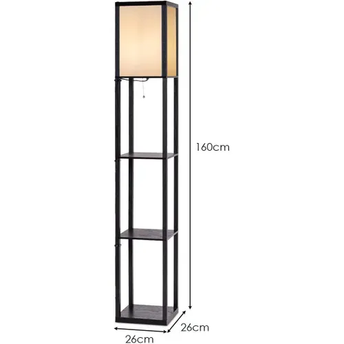 Lampadaire Sur Pied Salon/lampe Salon-160 Cm Avec 3 Etagère/lampe Etagère  220-240v,60w