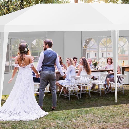 Tonnelle De Jardin/barnum 3x9m-27㎡ Tente De Réception Avec 5 Parois Amovibles Piquets