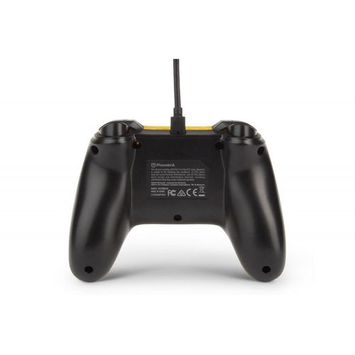 Manette Nintendo Switch Filaire Powera Pikachu Silhouette Jaune