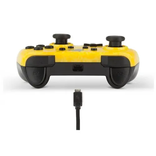 Manette Nintendo Switch Filaire Powera Pikachu Silhouette Jaune