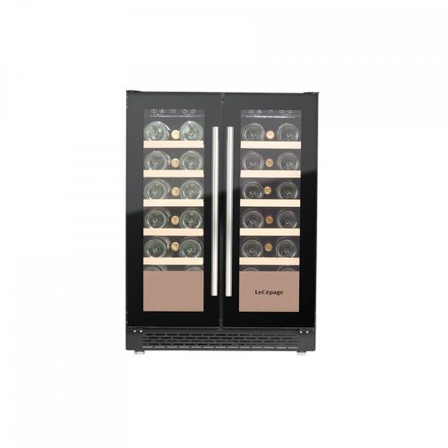 Cave à Vin De Service Encastrable Lecépage Agj40vn2z2dbu 40 Bouteilles Double Porte