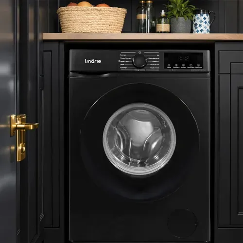 Lave-linge Hublot Orsan Linarie Ljwm812abk Noir 8kg 1200 Tours Moteur Induction 11 Programmes et