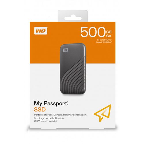 Disque Ssd Externe My passport™ 500go Usb-c Gris