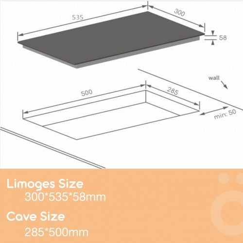 Table De Cuisson Vitrocéramique Ls30c2z Domino Limoges 30 Cm