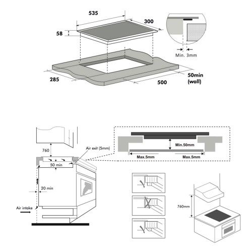 Table De Cuisson Vitrocéramique Ls30c2z Domino Limoges 30 Cm