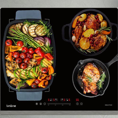 Cannes Table De Cuisson à Induction Ls60i1f2z 60 Cm 4 Zones Avec Zone Flexible