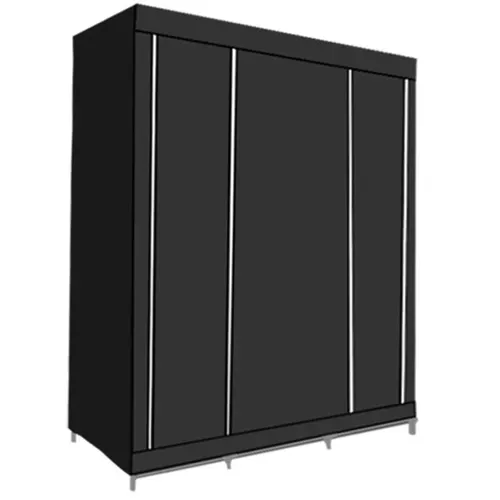 Armoire De Rangement - Grande Noir  Hg8009-blk