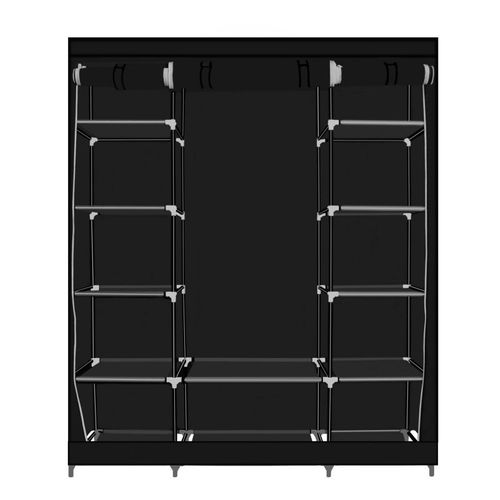 Armoire De Rangement - Grande Noir  Hg8009-blk