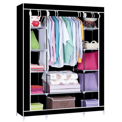 Armoire De Rangement - Grande Noir  Hg8009-blk