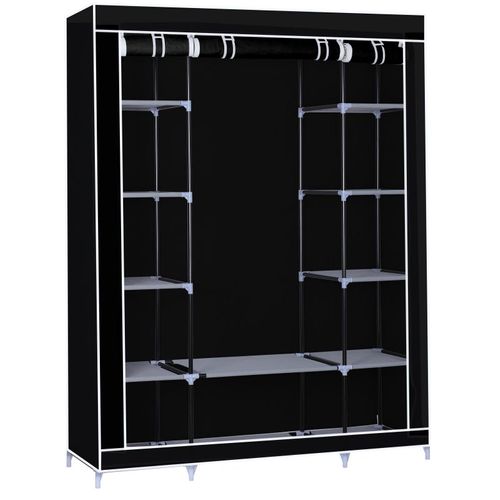 Armoire De Rangement - Grande Noir  Hg8009-blk