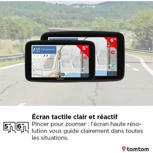 Gps Professionnel 6" Pour Poids Lourds - Europe, Écran 1280x720, Wi‑fi