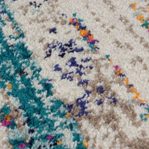 Tapis De Salon Moderne Crimp En Polypropylène - Multicolore - 160x230 Cm