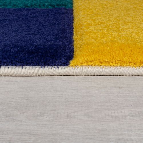 Tapis De Salon Design Bega En Polypropylène - Multicolore - 80x150 Cm