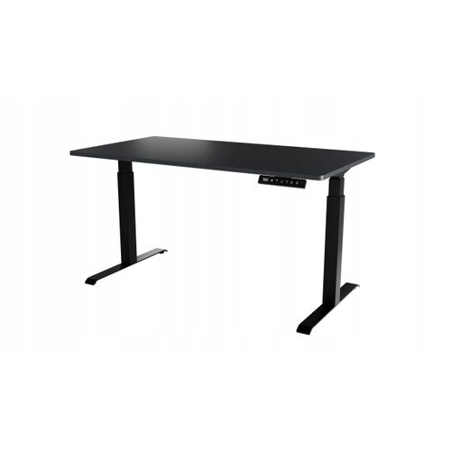 Bureau Professionnel Anthracite Hauteur Réglable Électrique 150x80x120 Nomma