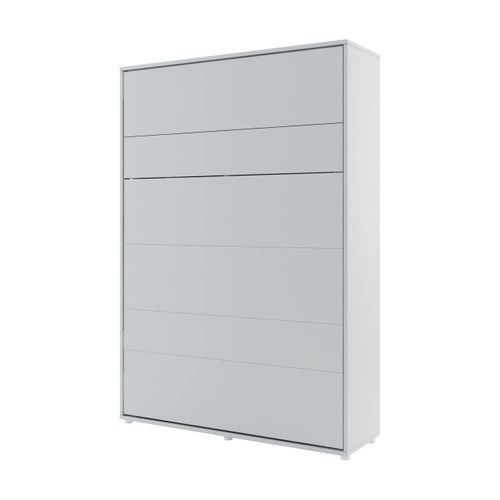 Lenart Armoire Lit Escamotable Vertical 140x200 Cm Gris Lit Rabattable Lit Mural"consus"