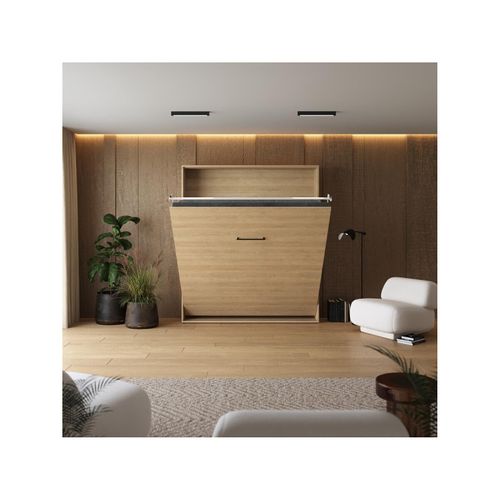 Lit Escamotable 160x200cm Vertikal M1 Lit Mural Chene Kaiserberg