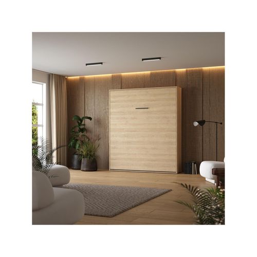 Lit Escamotable 160x200cm Vertikal M1 Lit Mural Chene Kaiserberg